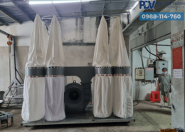 Quạt Phú Đạt Vượng – Giải pháp toàn diện về quạt hút bụi túi vải cho không gian làm việc sạch và an toàn